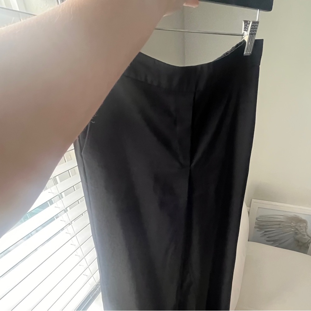 Satin high waist Wide Leg pull on Pants - Picture 6 of 12